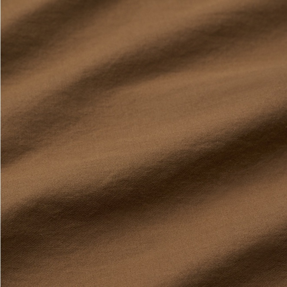 Pact 100% Organic Cotton Sunset Sleeveless Shirtdress in Brown Sugar - Picture 7 of 9